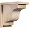 Ekena Millwork Newport Smooth Corbel w/Backplate, Douglas Fir, 7 1/2"W x 12"D x 12"H COR08X12X12NEW01SDF - alternate 1